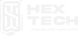 logotipo hex blanco